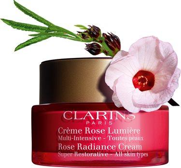 Clarins Rose Radiance Dagcreme til Moden Hud - 50 ml