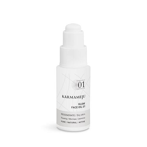 Karmameju Glow Ansigtsolie – Revitaliserende Hudpleje
