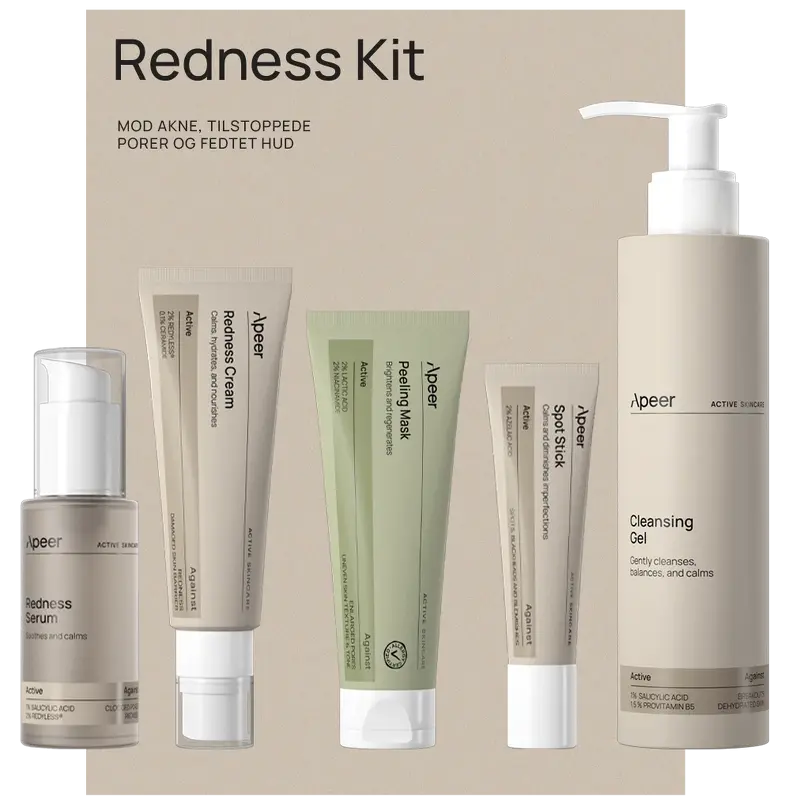 Apeer Rødheds Kit – Effektiv Pleje mod Urenheder og Rødme