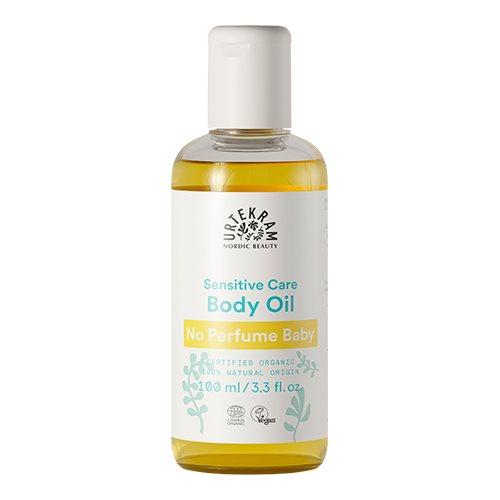 Urtekram Baby Krop Olie Uden Parfume – Skånsom Pleje til Baby