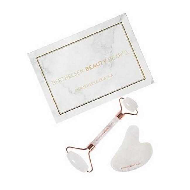 Skønhedssæt med Hvid Jade Roller & Gua Sha – Forkæl din hud!