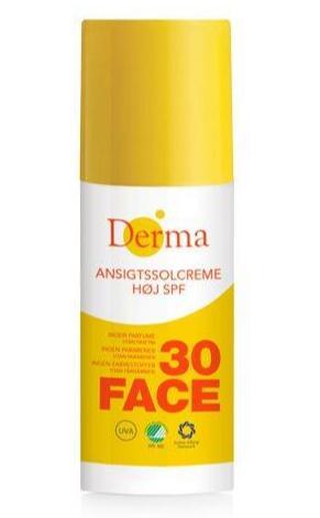 Derma Ansigtssolcreme SPF 30 – Optimal solbeskyttelse!
