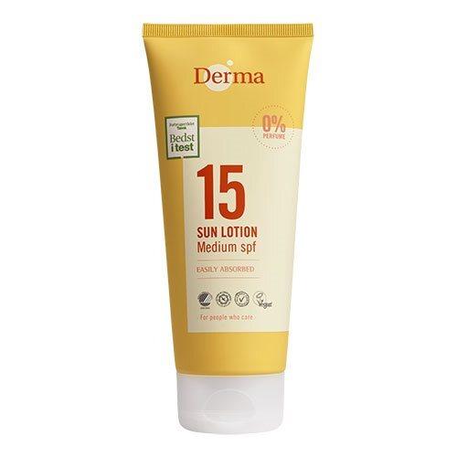 Derma Solcreme SPF 15 – Effektiv Sommerbeskyttelse 200ml