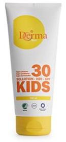 Derma Kids Solcreme SPF 30 – Høj Beskyttelse, 200ml