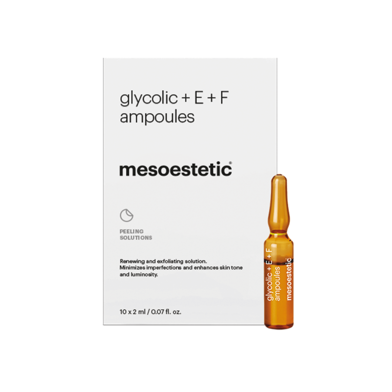 Mesoestetic Glycolic Ampuller til Anti-Aldring og Hudtone