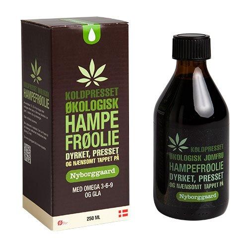 Nyborggaard Økologisk Hampefrøolie 250ml - Sundhed i Flaske!