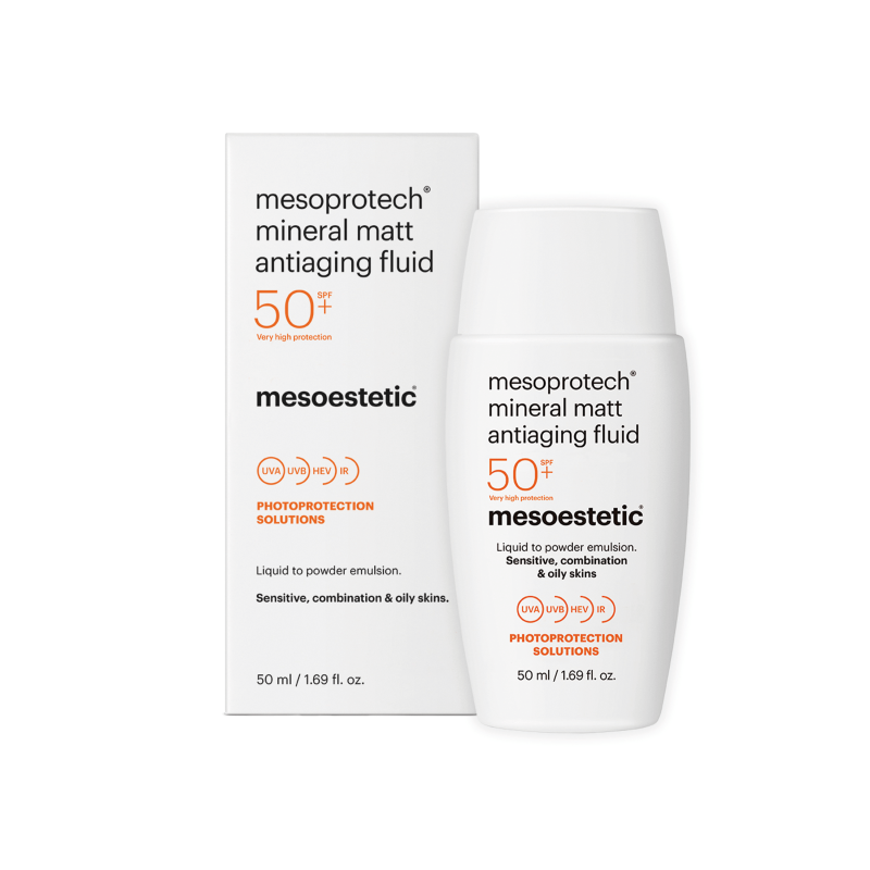 Mesoestetic Mineral Matt Solcreme SPF 50 - Høj Beskyttelse
