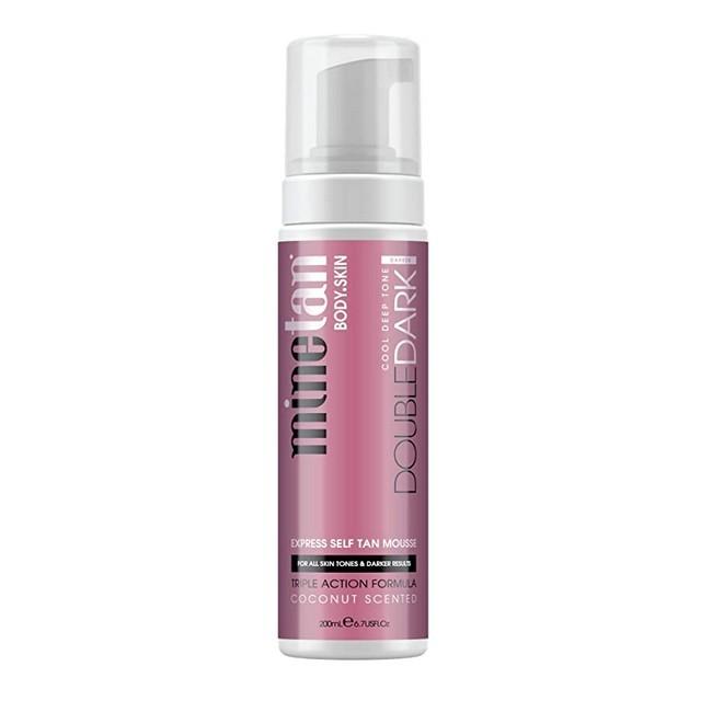 Minetan Double Dark Express Selvtan Mousse 200 ml - Hurtigtørre!