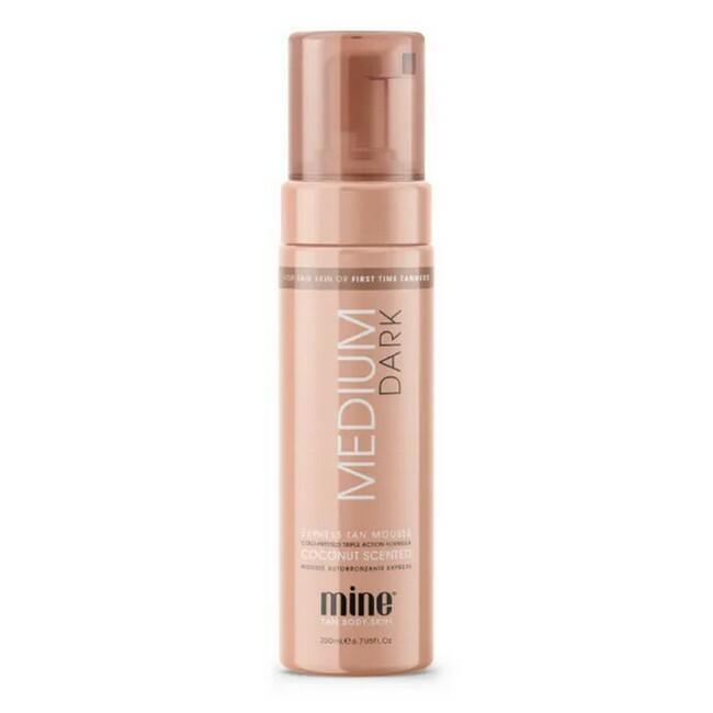 Minetan Medium Dark Selvtan Mousse 200 ml – Solbrun Uden Sol