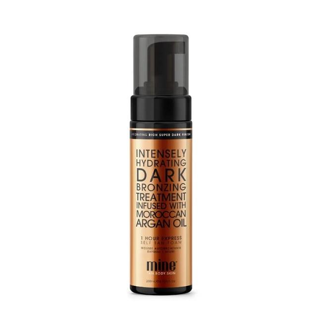 Minetan Marokkansk Skummende Olie Super Mørk 200 ml - Udsalg!
