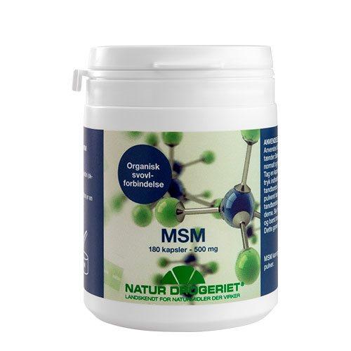 Natur Drogeriet MSM Kapsler – Skønhed og Velvære 180 stk.