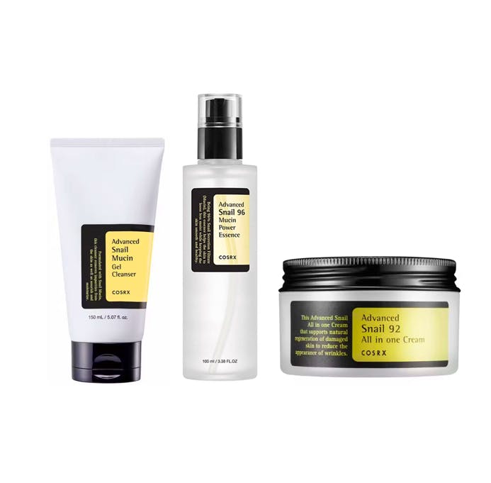 Cosrx Advanced Snail Rense, Essence & Creme Sæt