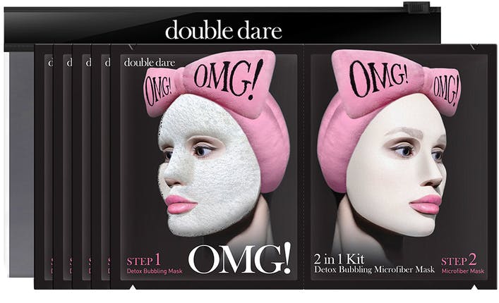 Revolutionerende Bubblende Mikrofiber Ansigtsmaske Kit