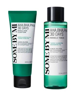 Some By Mi AHA BHA PHA Miracle Acne Rensesæt - Effektiv Pleje