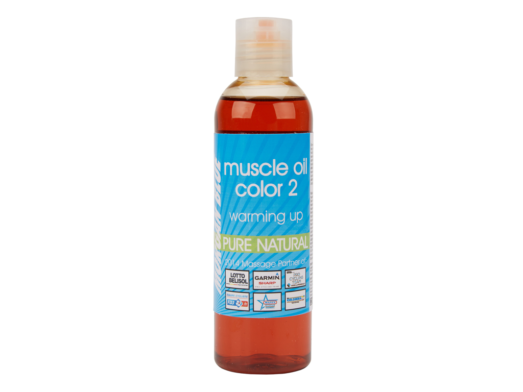 Morgan Blue Muscle Oil 200 Varmeolie Med Farve Vinter - Morgan Blue Hudpleje  - 60601346