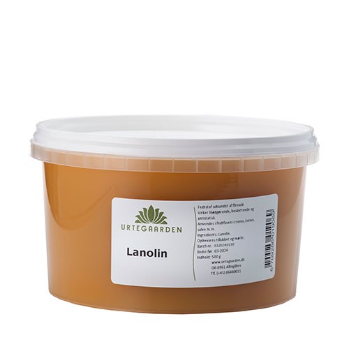 Lanolin 500 Gram – Urtegaarden Hudpleje Tilbud!