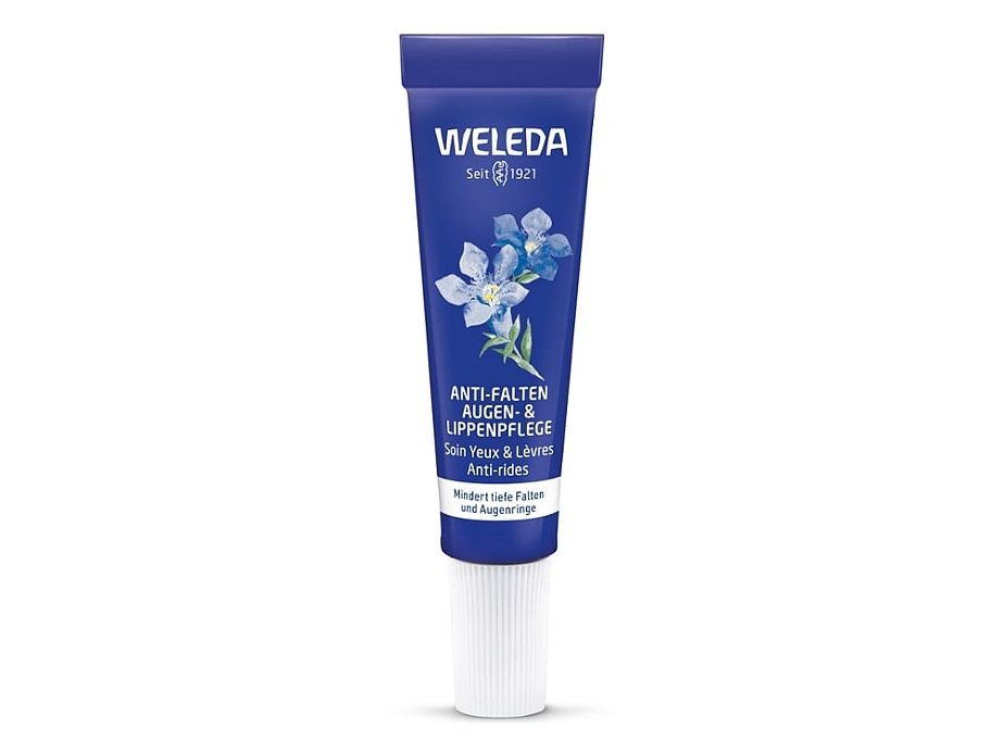 Blå Gentian og Edelweiss Øje- og Læbebalsam fra Weleda
