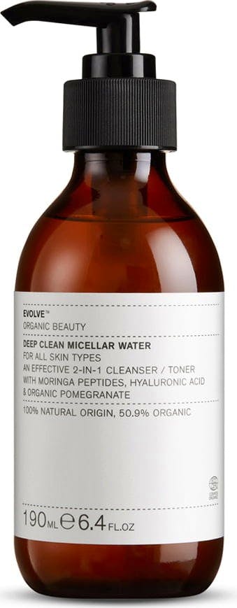 Evolve Organic Beauty Rensevand – Skånsom Dybderens 190 ml