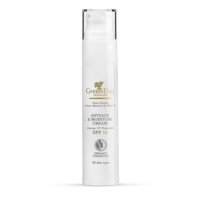 Grøn Greenetiq Bio Antiage Creme SPF 30 - Solbeskyttelse