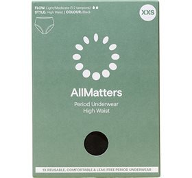 Allmatters Høj Talje Menstruationstrusser – Bæredygtig Beskyttelse