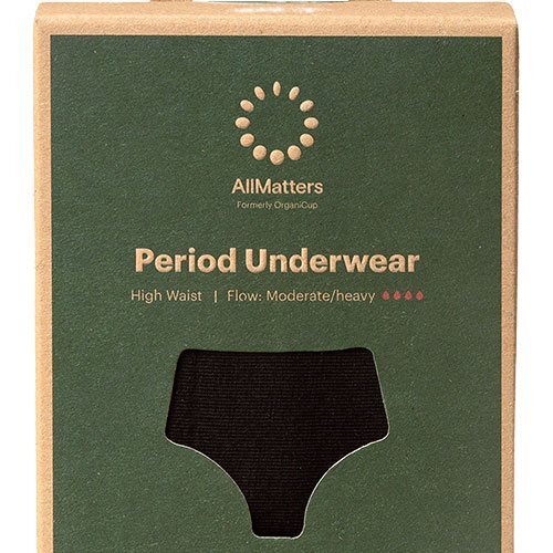 Allmatters Høj Talje Menstruationstrusser - Bæredygtig Løsning