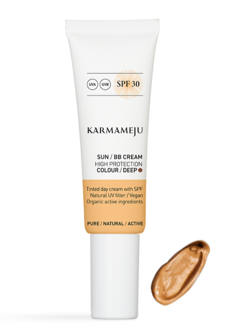 Karmameju BB Ansigtscreme SPF 30 Deep – 50ml til solbeskyttelse