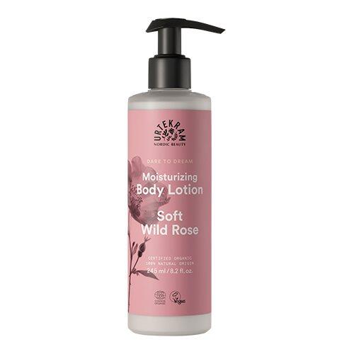 Urtekram Bodylotion Soft Wild Rose 245ml - Drømmeduft!