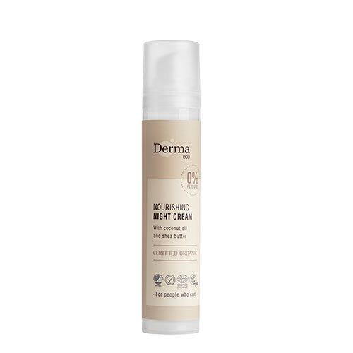 Derma Eco Natcreme 50ml - Økologisk E-vitamin til natten