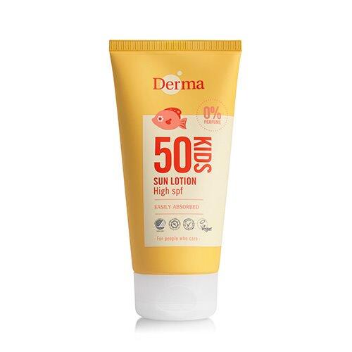 Derma Kids Solcreme SPF50 150ml - Høj Beskyttelse til Børn