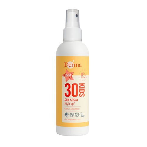 Derma Kids Solspray SPF30 - Allergivenlig solbeskyttelse