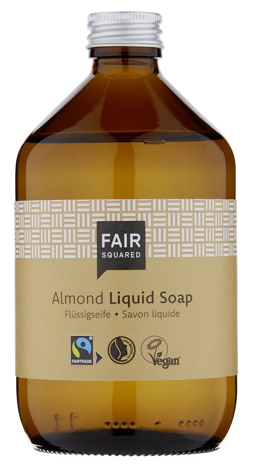 Fair Squared Flydende Mandelhåndsæbe 500ml - Fair Trade