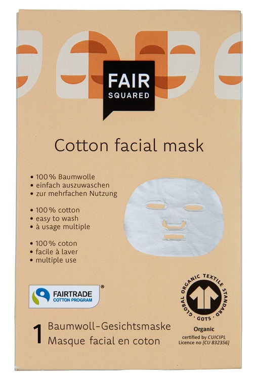 Fair Squared Genanvendelig Økologisk Sheet Mask - Zero Waste