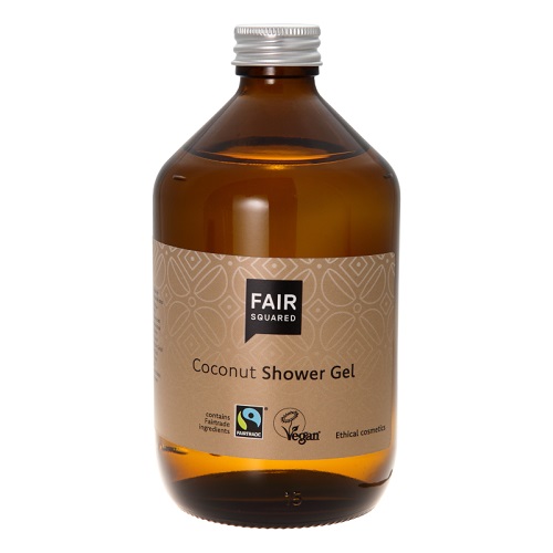 Fair Squared Kokos Brusegel 500ml - Naturlig Hudpleje med Duft