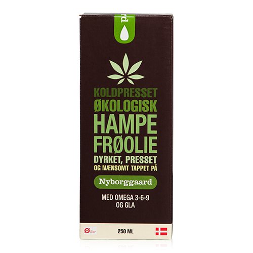 Nyborggaard Økologisk Hampefrøolie 250 ml – Superfood til hud og mad