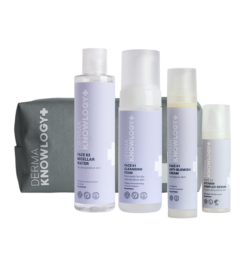 Dermaknowlogy Hudplejesæt til Uren Ansigtshud - Effektiv Pleje
