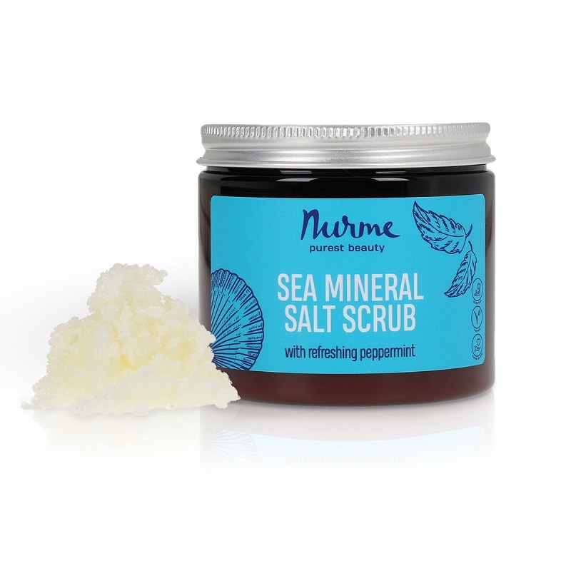 Nurme Kropssalt Scrub med Havmineraler – Forfriskende Pleje