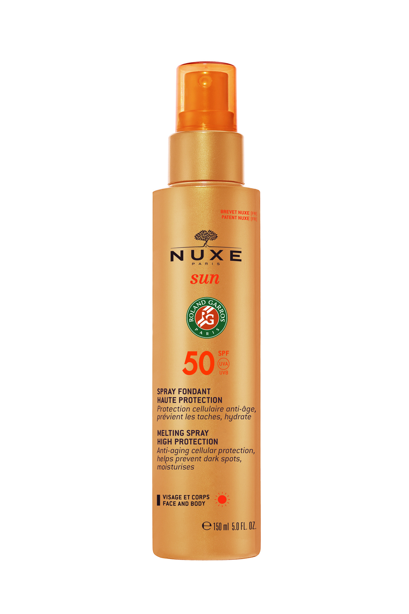 Nuxe Solspray SPF50 til Ansigt og Krop - Effektiv Beskyttelse