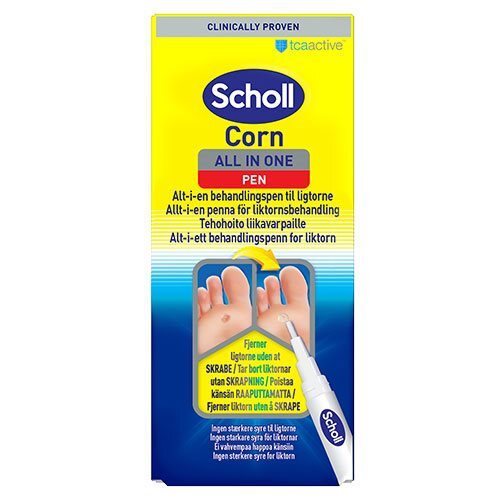 Scholl All-in-One Pen til Effektiv Ligtornsbehandling