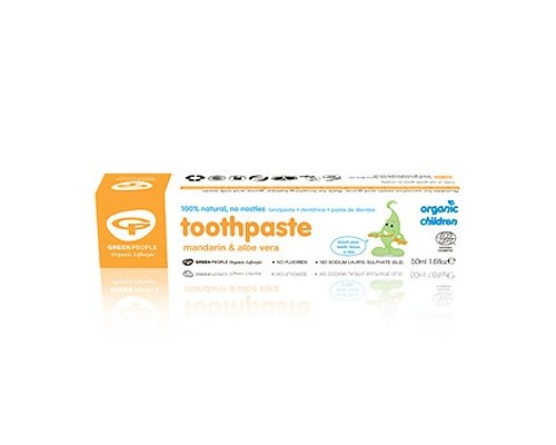 Økologisk Mandarin Tandpasta til Børn 50ml - Uden Fluor