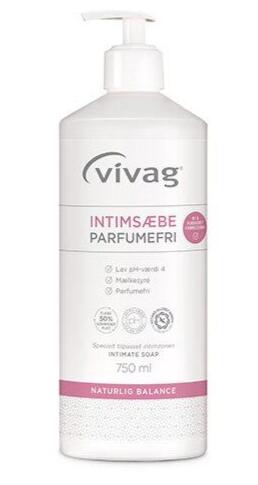 Vivag Parfumefri Intimsæbe 750ml – Skånsom Pleje til Dig