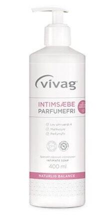 Vivag Intimsæbe Uden Parfume 400ml – Skånsom Pleje til Intimområdet