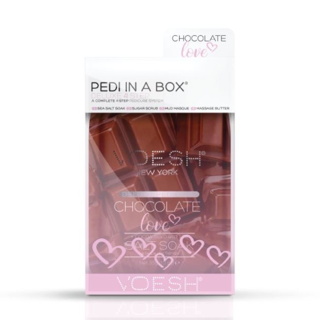 Voesh Pedi Box Chokolade Kærlighed – Hudpleje til Fødder