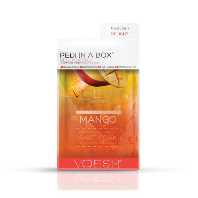 Voesh Pedi Box Mango Delight – Luksus Pedicure Hjemme