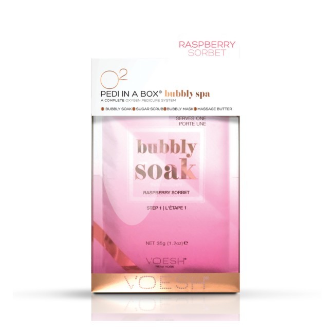 Voesh Pedi Box med Hindbær Sorbet - Hudpleje Tilbud