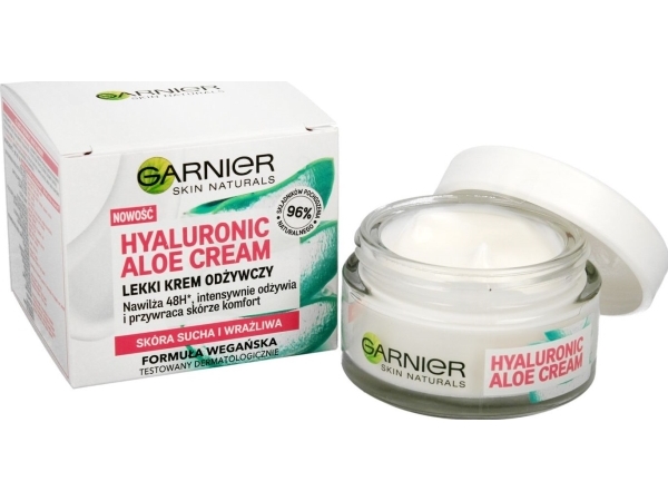 Garnier Hyaluronic Aloe Nærende Creme til Tør Hud 50ml