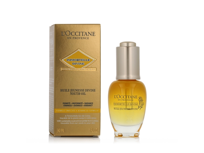 L'Occitane Immortelle Ansigtsolie – Luksus til Glød 30 ml