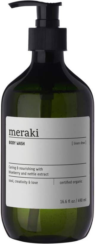 Forfriskende Sort Body Wash - Meraki Hudpleje Tilbud