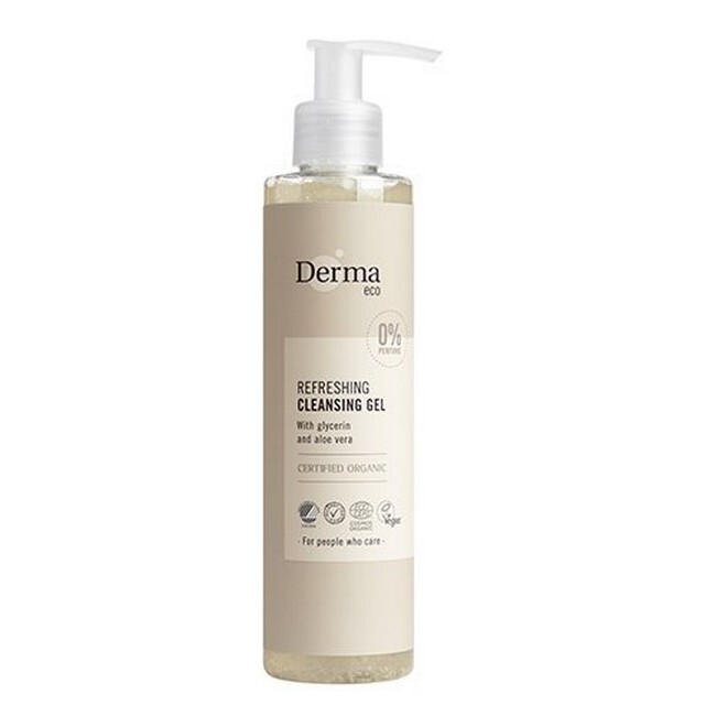 Derma Eco Rensende Gel 200 ml – Skånsom Hudpleje til Alle