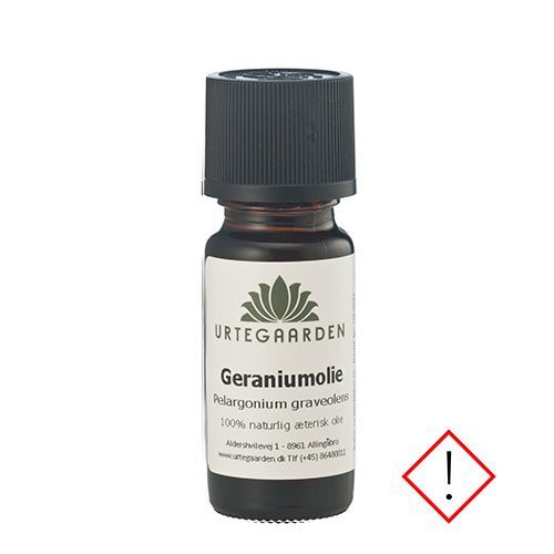 Urtegaarden Geraniumolie 10ml – Naturlig Aroma & Velvære