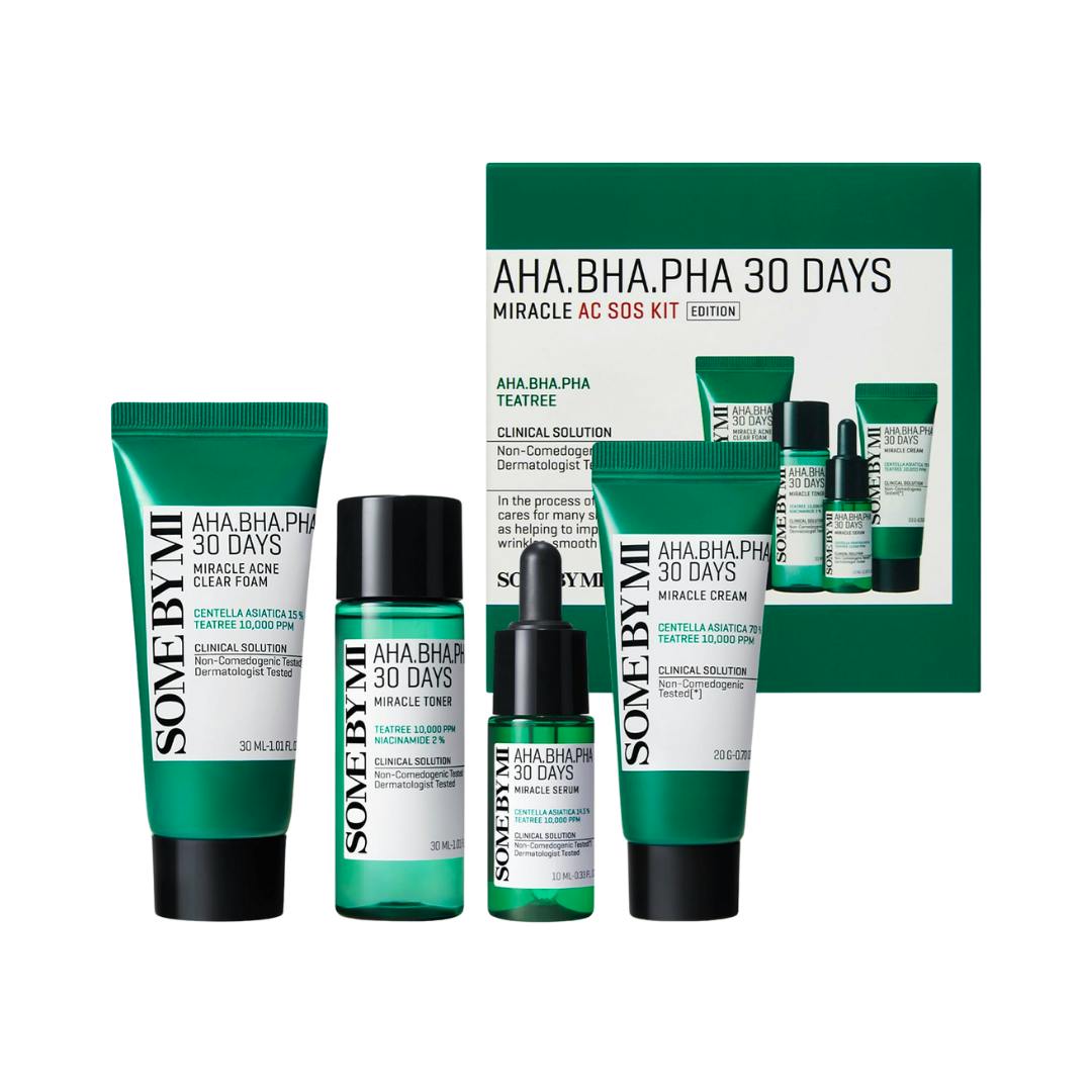 Some By Mi AHA-BHA Miracle SOS Kit til klar hud